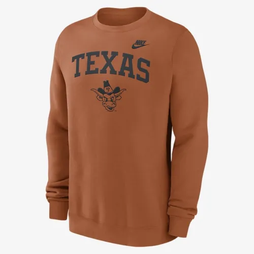 Texas Longhorns Legacy Classic Arch Over Logo чоловічі Nike College Pullover Crew Orange