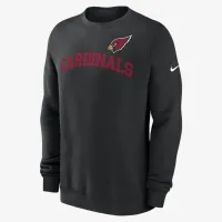 Arizona Cardinals Club мужские Nike NFL Pullover Crew цвет черный