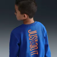 Nike Glow With Me Little детские Lightweight Fleece 2-Piece Crew набор синий