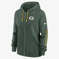 цвет зеленый Bay Packers Phoenix женская Nike NFL Full-Zip Толстовка с капюшоном цвет зеленый