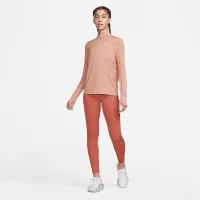 Nike Element Women's 1/2-Zip Running Top Orange