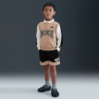 Nike Game Day Essentials Little детские French Terry Top цвет коричневый