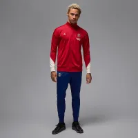 Nike Paris Saint-Germain Strike Fourth мужские Jordan Dri-FIT Soccer Knit Tracksuit цвет красный