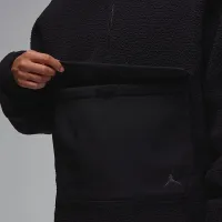 Nike Jordan Flight чоловічі High-Pile Fleece Pullover Толстовка з капюшоном колір чорний