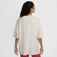 Nike Sportswear Essential женская оверсайз футболка цвет коричневый