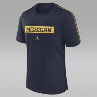 Michigan Wolverines Sideline Player мужские Nike Dri-FIT College футболка синий