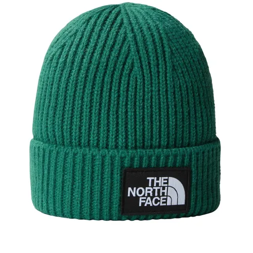 Шапка The North Face Logo Box Beanie 0A3FJXNL11 - зеленая