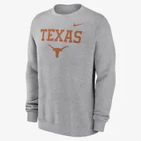 Texas Longhorns Primetime Primary Stack чоловічі Nike College Pullover Crew колір сірий