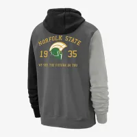 Norfolk State Club Fleece мужские Nike College Толстовка с капюшоном цвет серый
