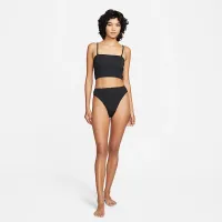 Nike жіноча З високою талією Bikini Swim Bottom колір чорний