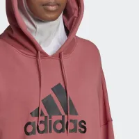 Кофта/футболка adidas Future Icons Badge Of Sport Толстовка з капюшоном HK0544 - Червона