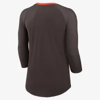 Cleveland цвет коричневыйs женская Nike NFL 3/4-Sleeve футболка цвет коричневый