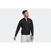 Кофта/футболка adidas Tennis Stretch-Woven H67151 -  Черная