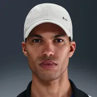 Nike Dri-FIT Club Unstructuколір червоний Metal Swoosh Cap колір сірий