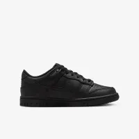 Nike Dunk Low Big детские Кроссовки цвет черный