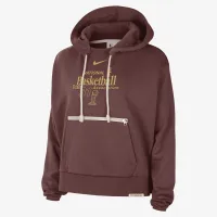 Team 31 Standard Issue женская Nike Dri-FIT NBA Pullover Толстовка с капюшоном цвет коричневый