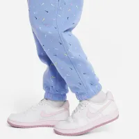 Nike Swooshfetti Fleece Pants Little Kids Pants Blue