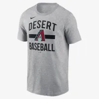 Arizona Diamondbacks Arched чоловічі Nike MLB футболка колір сірий