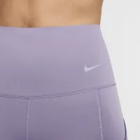 Nike Go жіноча Firm-Support З високою талією 7/8 лосіни з кишенямиколір фіолетовий