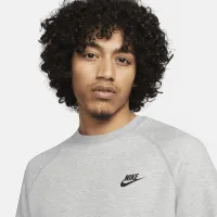 Nike Sportswear Tech Fleece чоловічі Crew колір сірий