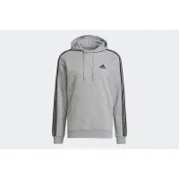 Кофта/футболка adidas Essentials Fleece 3-Stripes Толстовка з капюшоном GK9084 - Сіра