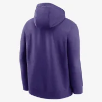 LSU Tigers Legacy Club Foundational мужские Nike College Pullover Толстовка с капюшоном цвет фиолетовый