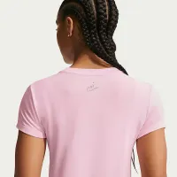 Nike Sportswear Chill Knit жіноча Slim Cropped футболка Pink