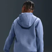 Nike Sportswear Club Fleece Big детские Full-Zip Толстовка с капюшоном синий