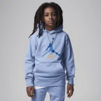 Nike Jordan MJ Baseline Pullover Толстовка с капюшоном Big Kids Толстовка с капюшоном синий