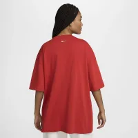 Nike Sportswear Essential женская оверсайз футболка цвет красный