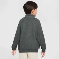 Nike Sportswear Little дитячі Cable Knit Half-Zip колір зелений