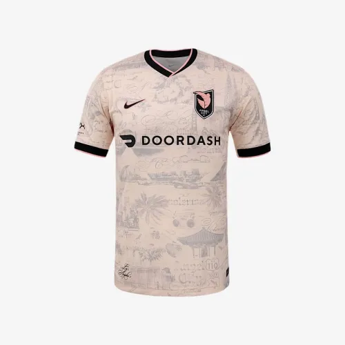 Angel City FC 2025 Stadium Away чоловічі Nike Dri-FIT NWSL Replica Jersey Pink