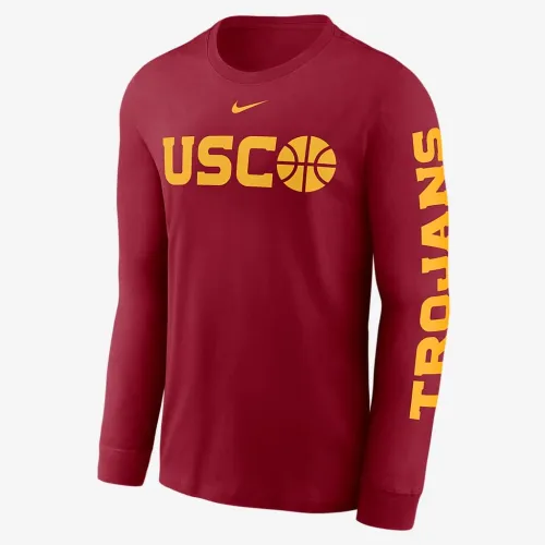 USC Trojans баскетбольні Icon чоловічі Nike College Long-Sleeve футболка колір червоний