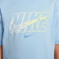 Nike Dri-FIT Swoosh Motion Little дитячі 2-Piece Bike шорти комплект блакитний