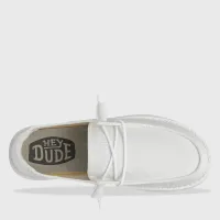 Кроссовки Hey Dude Wendy Slub Canvas 40063-100 - Белые