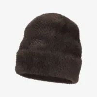 Nike Peak Beanie колір коричневий