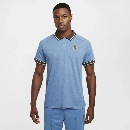 NikeCourt Heritage чоловічі Tennis Polo блакитний