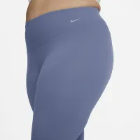 Nike Zenvy жіноча Gentle-Support З високою талією 7/8 лосіни (великі розміри) блакитний