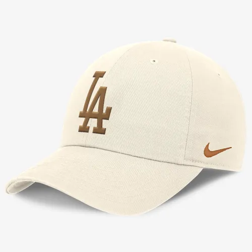 Los Angeles Dodgers Dunk Club мужские Nike MLB Adjustable Hat цвет коричневый