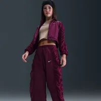 Nike Sportswear Girls' Woven Pants колір червоний