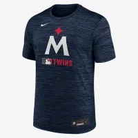 Minnesota Twins Authentic Collection Velocity чоловічі Nike Dri-FIT MLB футболка блакитний