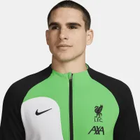 Liverpool FC Academy Pro мужские Nike Full-Zip Knit Soccer Куртка цвет белый