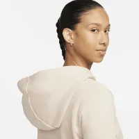 Nike Sportswear Club Fleece жіноча Толстовка з капюшоном колір коричневий