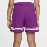 Nike Dri-FIT Fly Crossover Big дитячі (Girls') баскетбольні шорти (Extended Size) колір фіолетовий