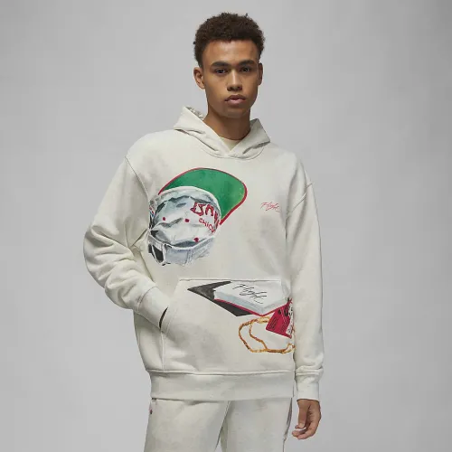 Nike Jordan Artist Series by Jacob Rochester мужские Толстовка с капюшоном цвет коричневый