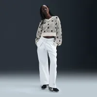 Nike Naomi Osaka женская Engineeцвет красный Knit Sweater цвет коричневый