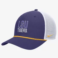 LSU Nike College Snapback Trucker Hat цвет фиолетовый