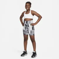 Nike Swoosh Big дитячі (Girls') Sports Bra (Extended Size) колір білий