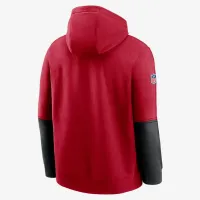 San Francisco 49ers Sideline Team Issue Club мужские Nike NFL Pullover Толстовка с капюшоном цвет черный