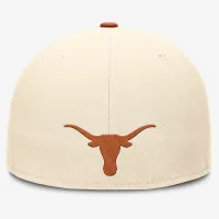 Texas Longhorns Primetime True мужские Nike Dri-FIT College Fitted Hat цвет коричневый